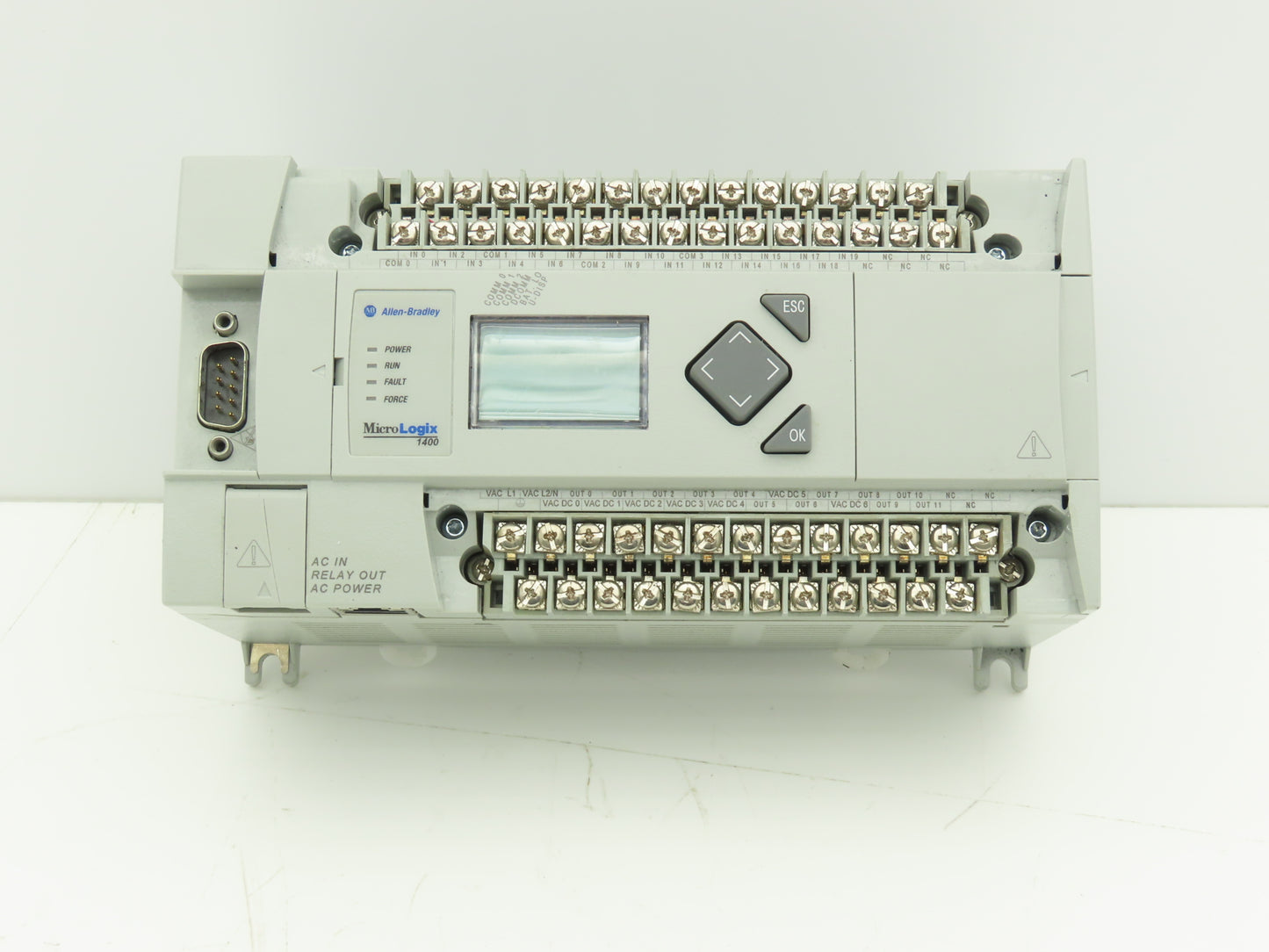 Allen Bradley 1766-L32AWA MicroLogix 1400 Controller Module 32Pt Ser C FW 21.007