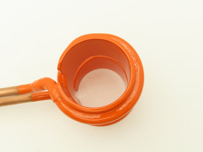 Thermatool TT3-2.250 Induction Cooling Coil Band 2-1/4"ID Double Turn 3/8" Tube