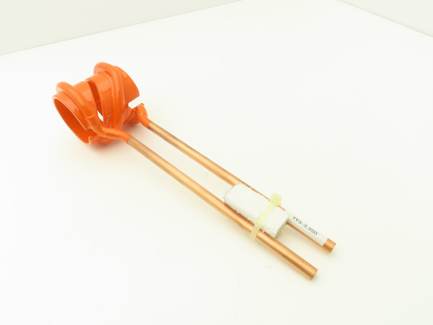 Thermatool TT3-2.250 Induction Cooling Coil Band 2-1/4"ID Double Turn 3/8" Tube