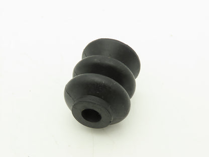 B-13447 Round Vacuum Bellows Suction Cup Black Rubber 1-1/4" Dia  Lot of 10