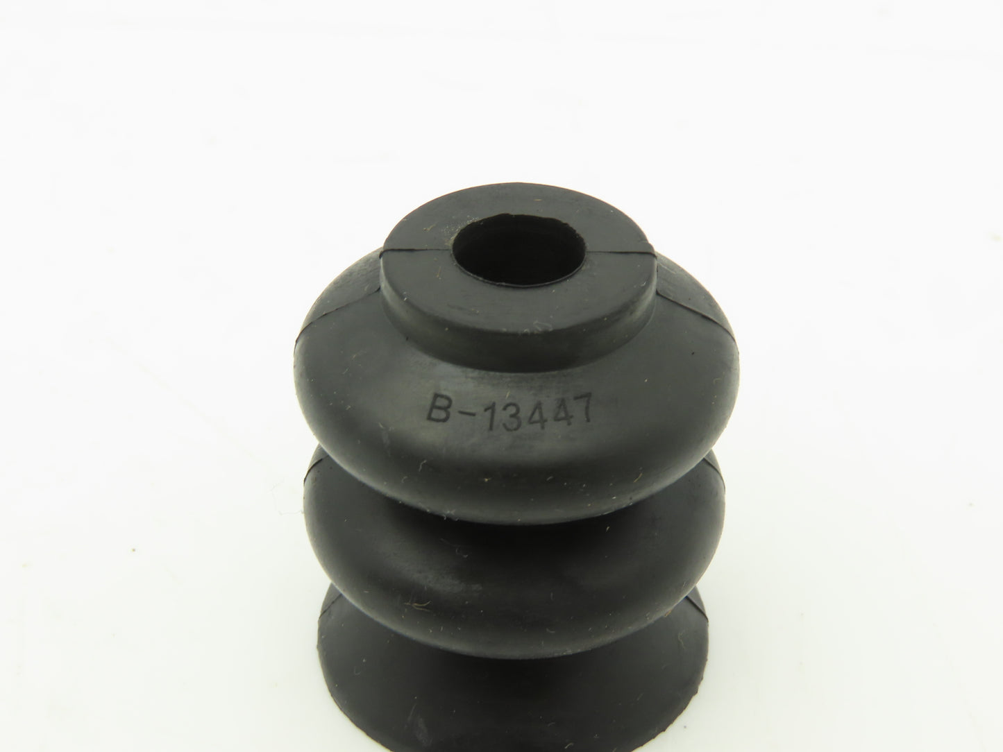 B-13447 Round Vacuum Bellows Suction Cup Black Rubber 1-1/4" Dia  Lot of 10