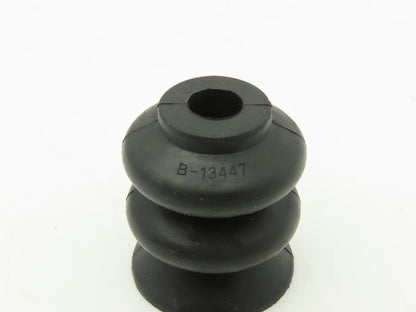 B-13447 Round Vacuum Bellows Suction Cup Black Rubber 1-1/4" Dia  Lot of 10