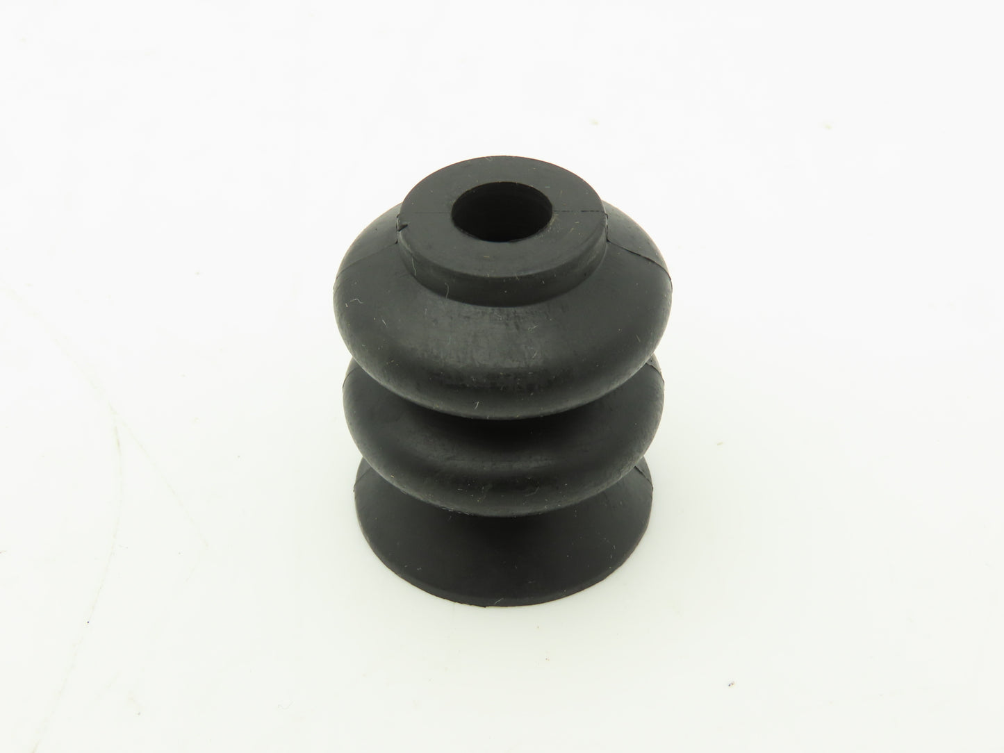 B-13447 Round Vacuum Bellows Suction Cup Black Rubber 1-1/4" Dia  Lot of 10