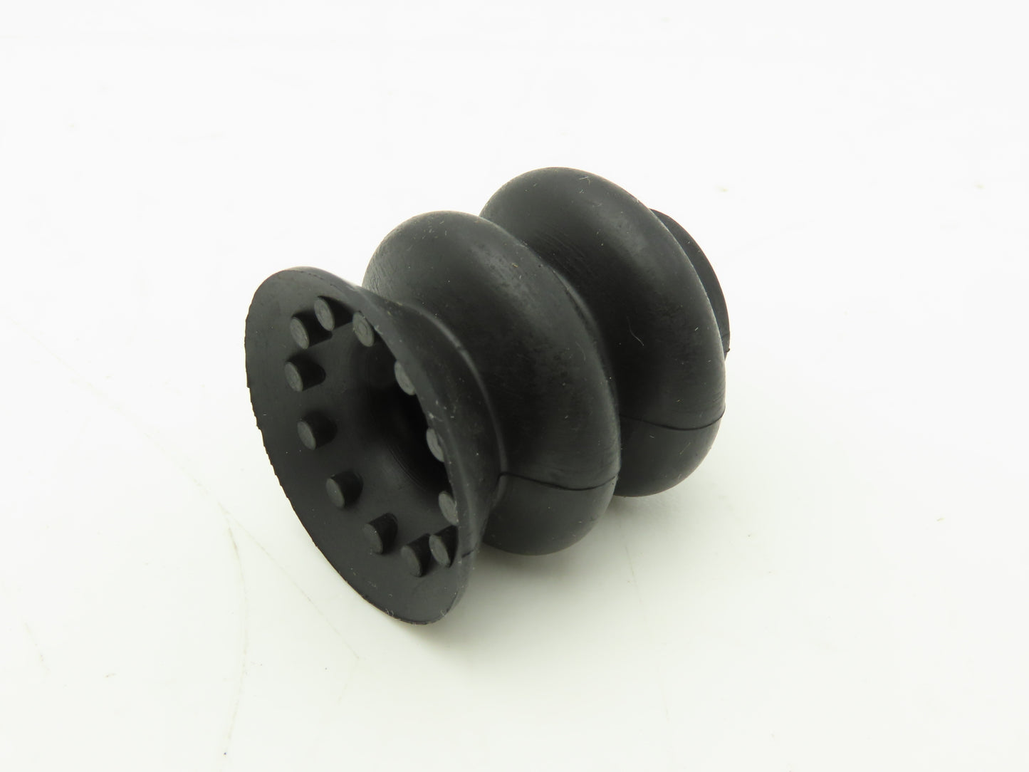 B-13447 Round Vacuum Bellows Suction Cup Black Rubber 1-1/4" Dia  Lot of 10