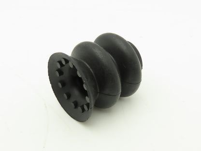 B-13447 Round Vacuum Bellows Suction Cup Black Rubber 1-1/4" Dia  Lot of 10