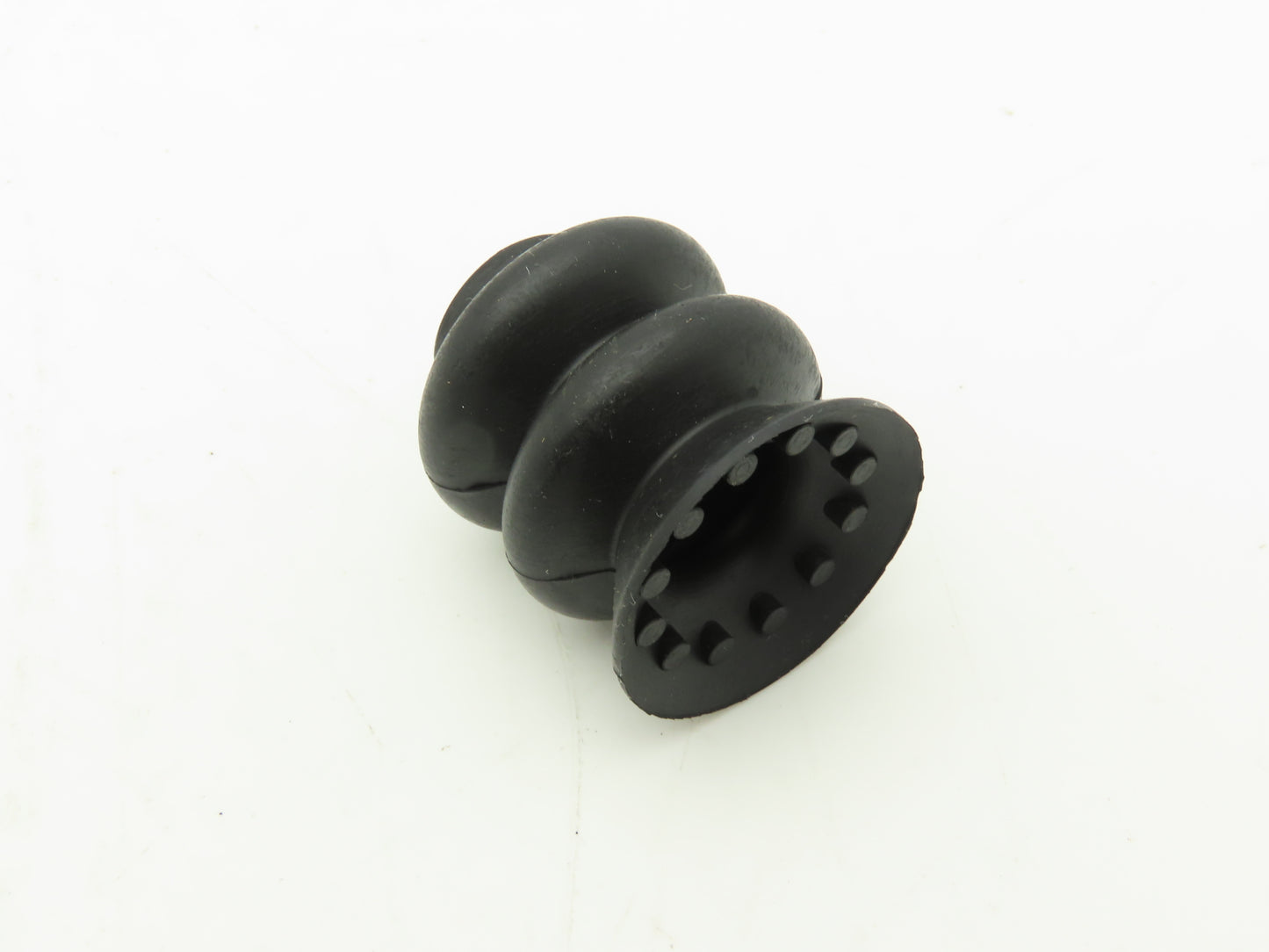 B-13447 Round Vacuum Bellows Suction Cup Black Rubber 1-1/4" Dia  Lot of 10