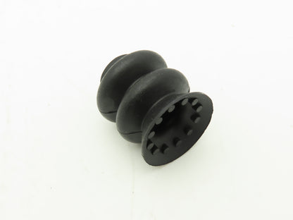 B-13447 Round Vacuum Bellows Suction Cup Black Rubber 1-1/4" Dia  Lot of 10