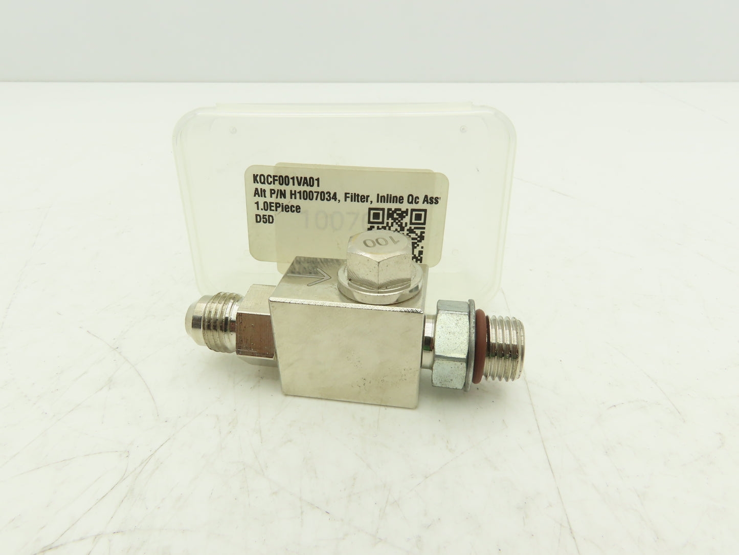 Keystone Nordson KQCF001VA01 Hot Melt Glue Inline Filter Stainless 100 Mesh