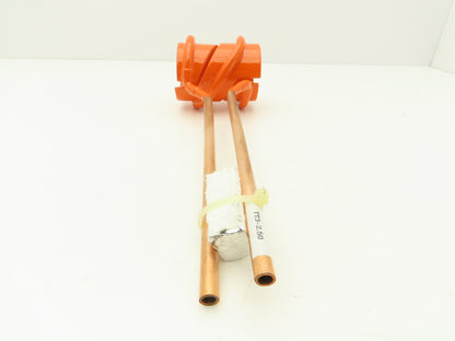 Thermatool TT3-2.00 Induction Heating Coil Band 2"ID x 4" Double Turn 3/8" Tube