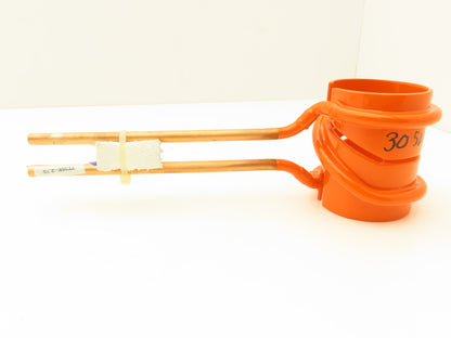 Thermatool TT3SE-2.75 Induction Heating Coil Band 2-3/4"ID x 4" Double Turn