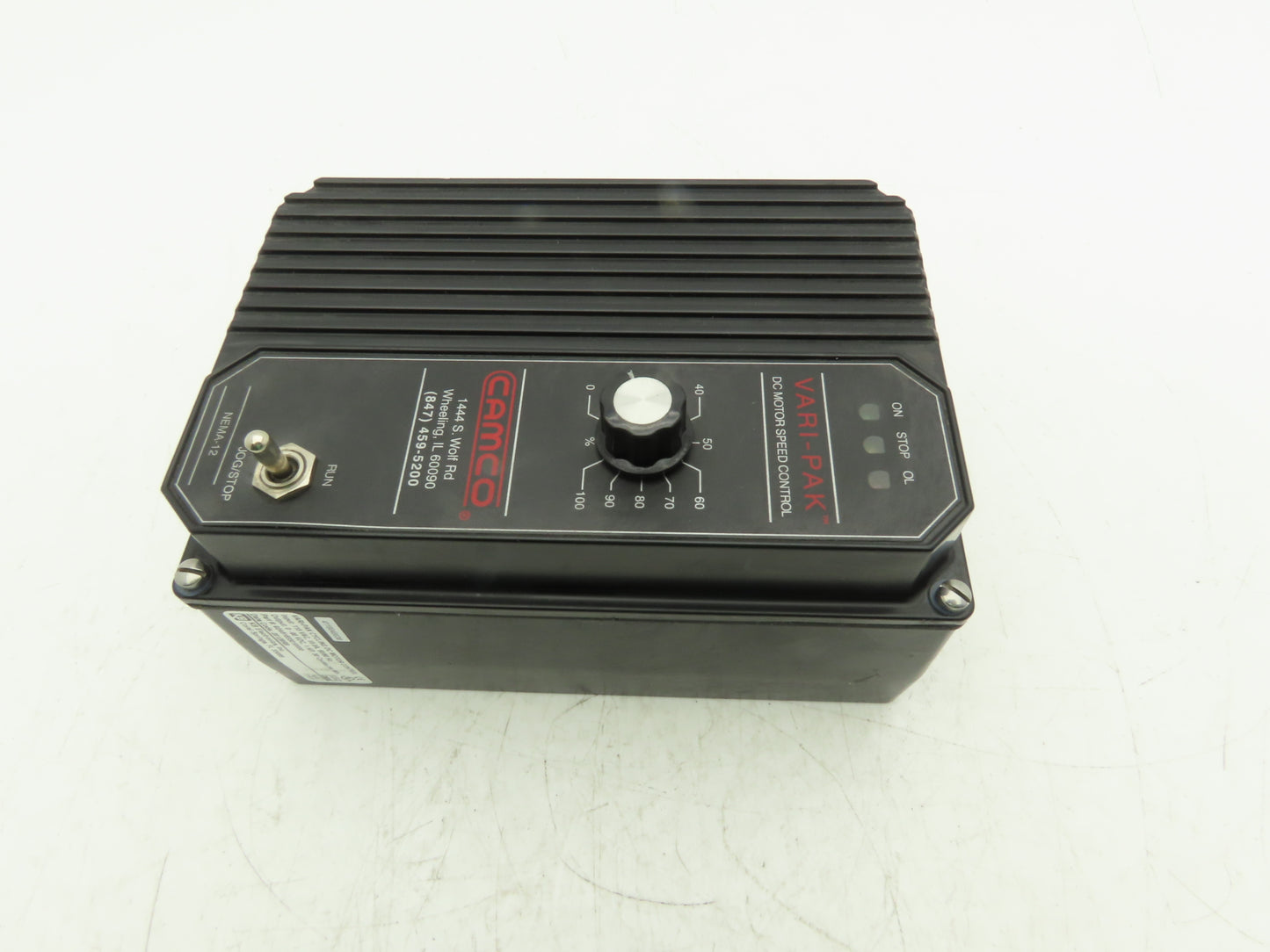 Camco 92A61633010000 Vari-Pak DC Motor Speed Control 0-90VDC 1HP 115V Input