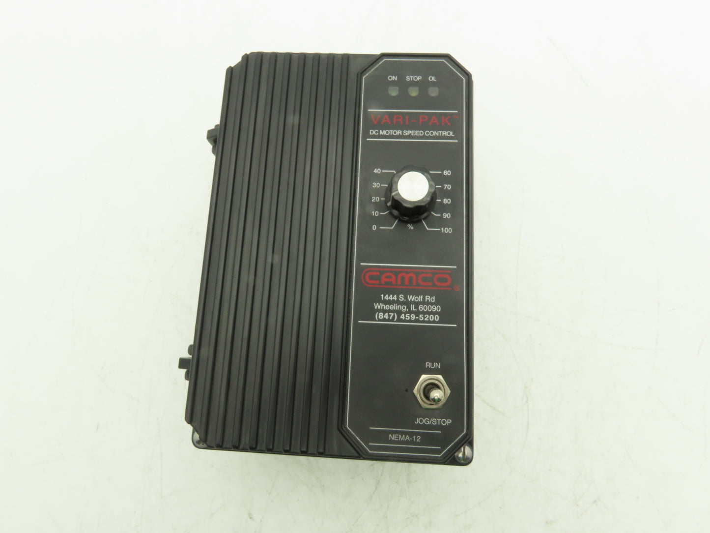 Camco 92A61633010000 Vari-Pak DC Motor Speed Control 0-90VDC 1HP 115V Input