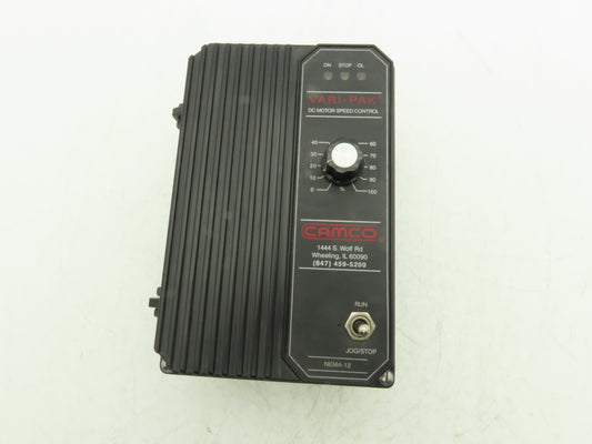 Camco 92A61633010000 Vari-Pak DC Motor Speed Control 0-90VDC 1HP 115V Input