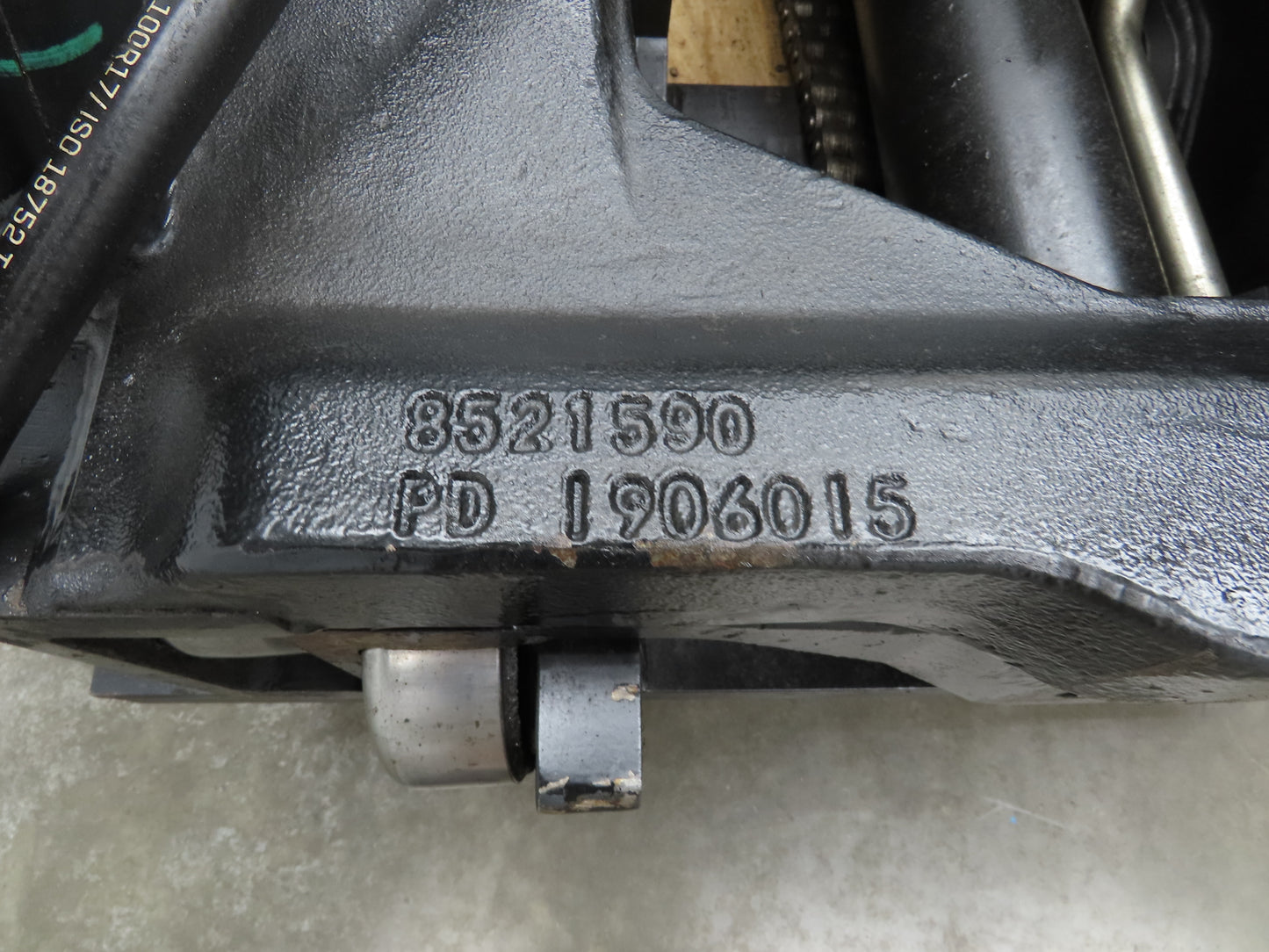Hyster E80XN Forklift Mast Class IV 2 Stage 4 Lever 144.7" Lift 7000lb READ