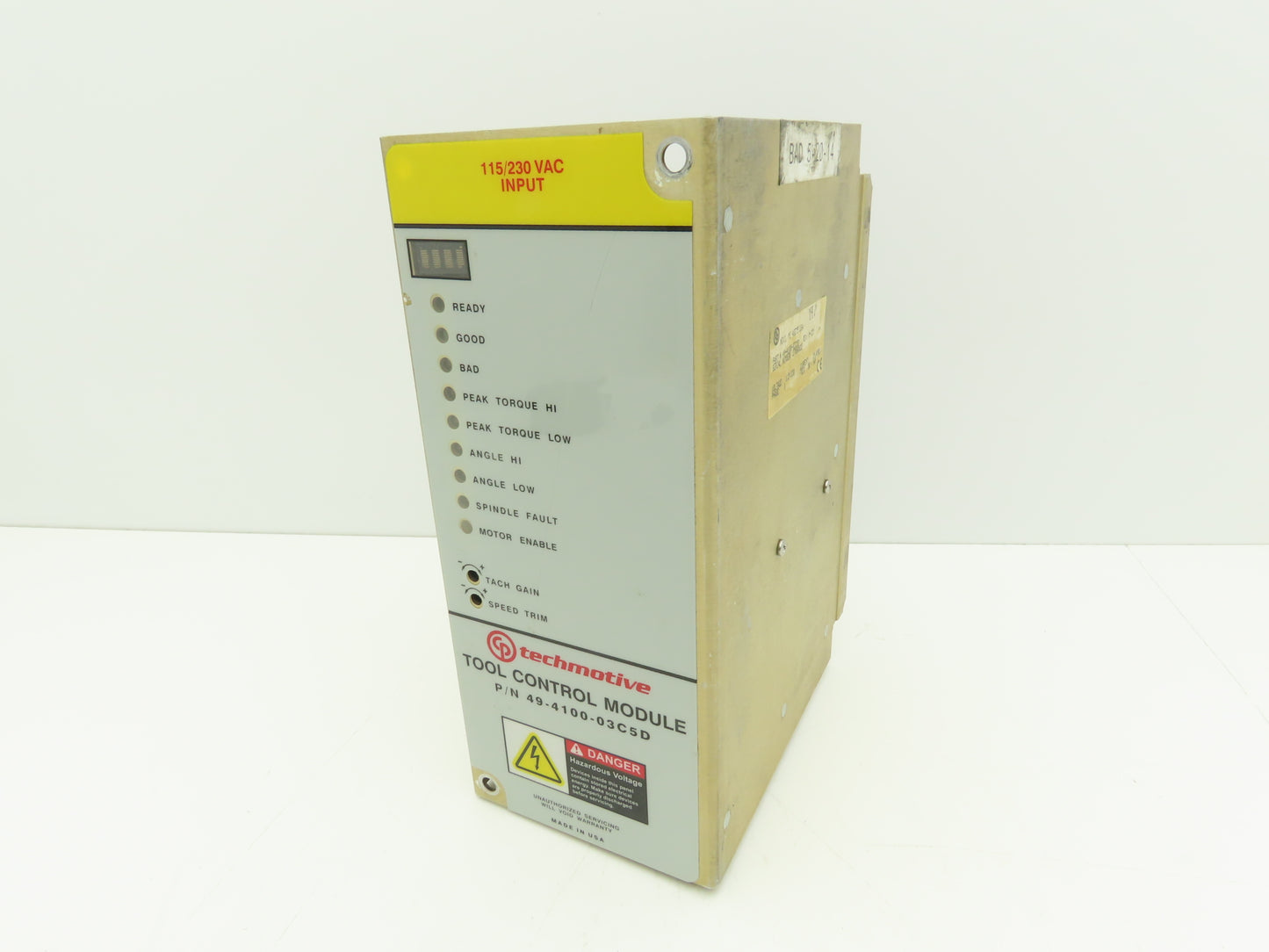 Tech-Motive 49-4100-03C5D Tool Control Module  *Parts or Repair*