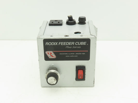 Rodix FC-40 Plus Feeder Cube Vibratory Feed Variable Speed Control 120V *No Cord