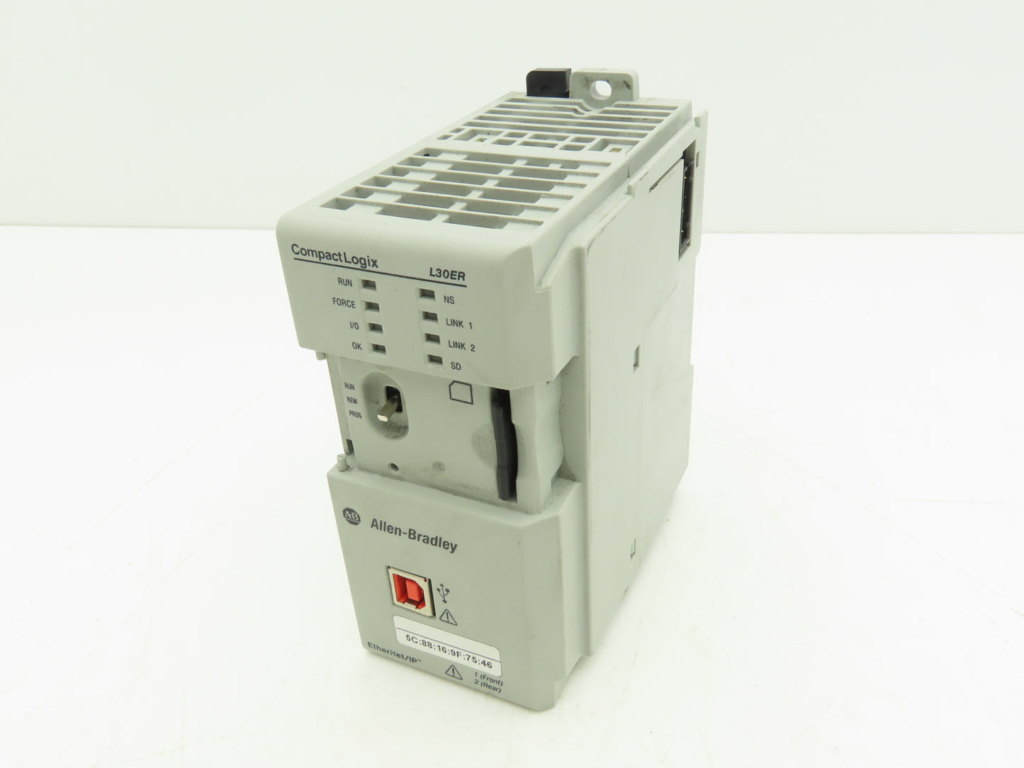 Allen Bradley 1769-L30ER CompactLogix 1MB Ethernet Controller Ser A FW 1.002