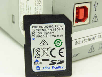 Allen Bradley 1769-L30ER CompactLogix 1MB Ethernet Controller Ser A FW 1.002