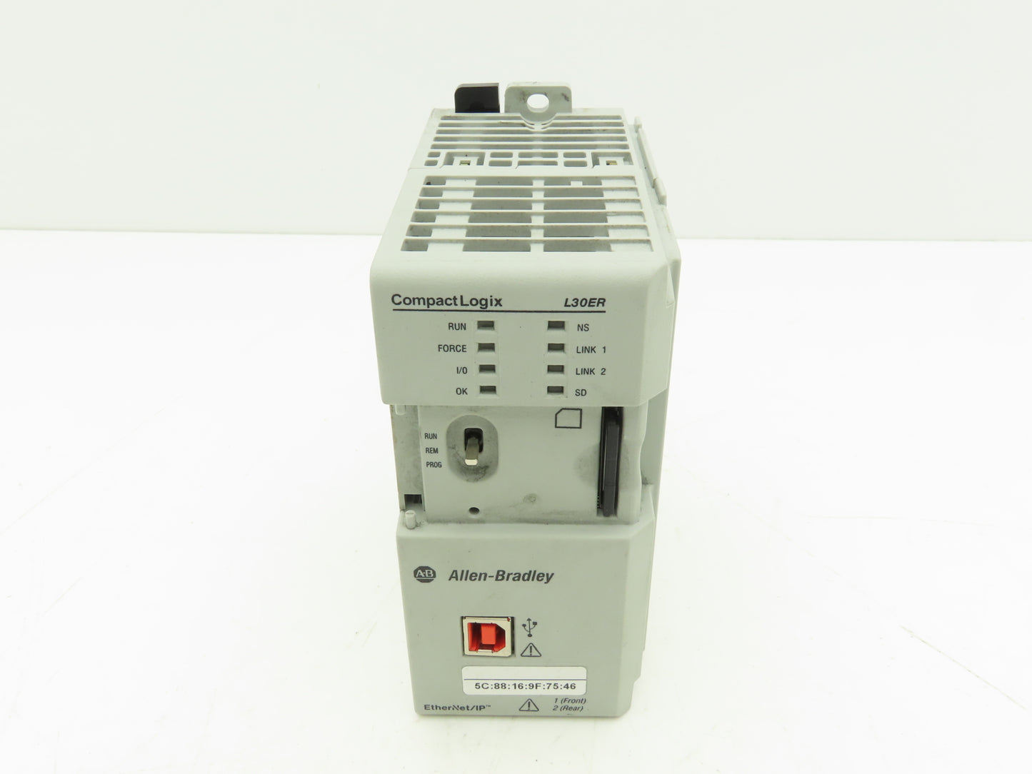 Allen Bradley 1769-L30ER CompactLogix 1MB Ethernet Controller Ser A FW 1.002