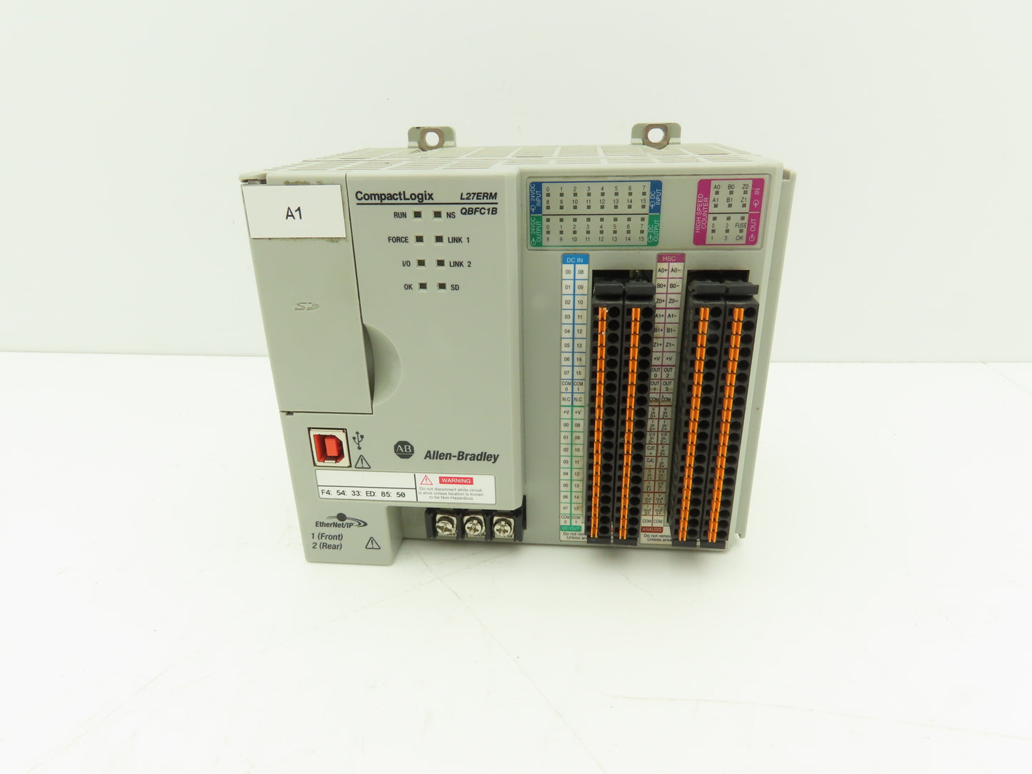 Allen Bradley 1769-L27ERM-QBFC1B CompactLogix 1MB L2 Ethernet Controller Ser A