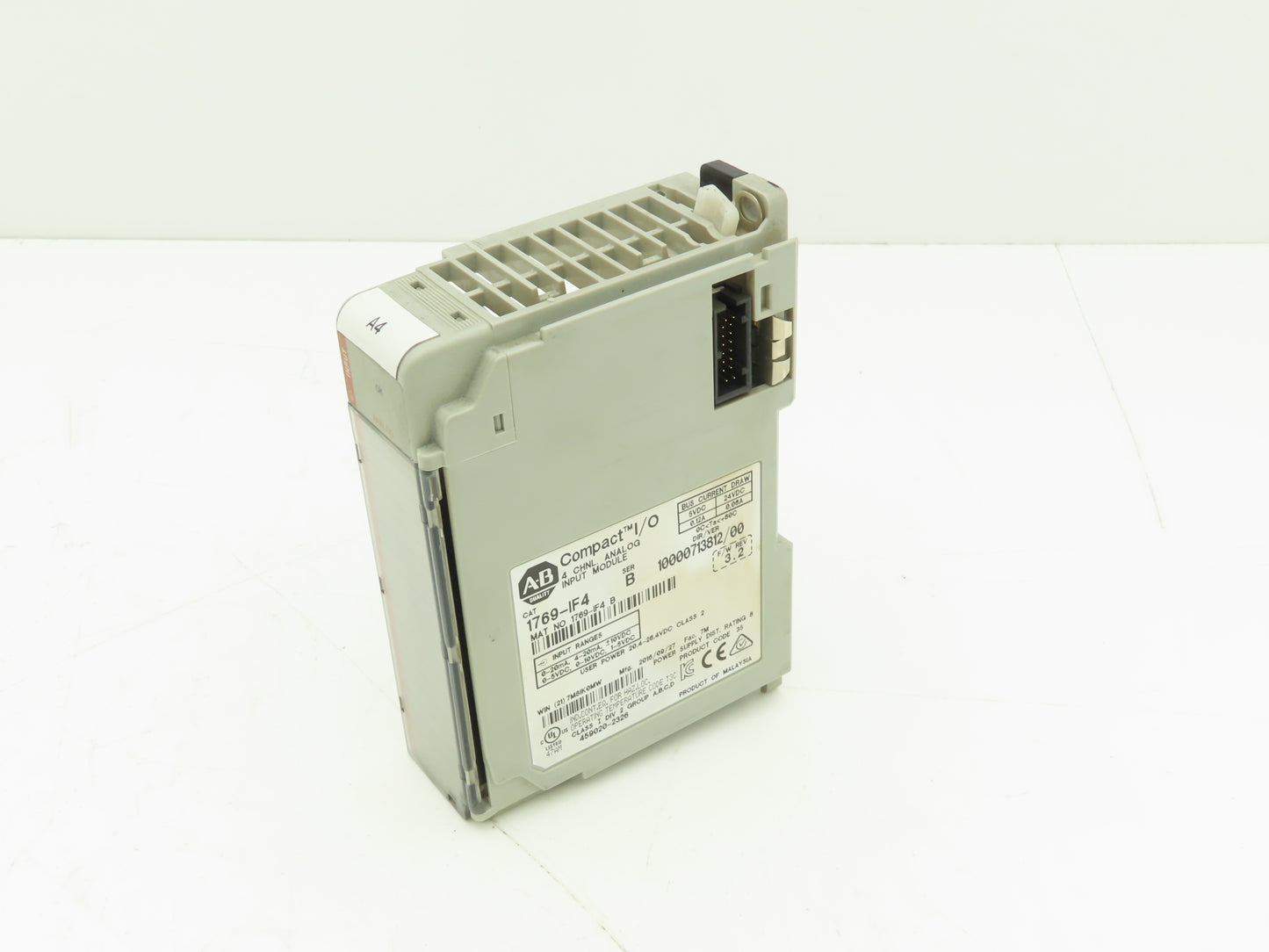 Allen Bradley 1769-IF4 Compact I/O Analog Input Module 24VDC Ser B F/W 3.2