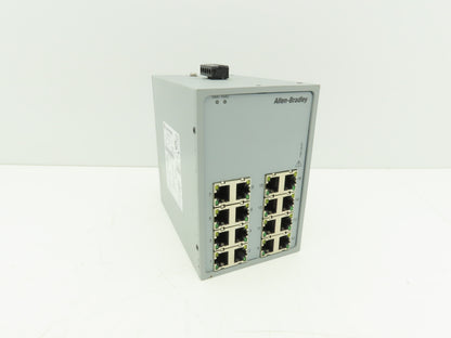Allen Bradley 1783-US16T Stratix 2000 Unmanaged Ethernet Switch 16-Port Ser A