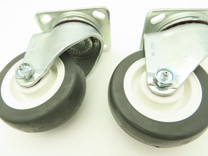 Payson 200/5 Swivel Caster W/5" Poly Wheel Greaseable Bearings Lot of 2