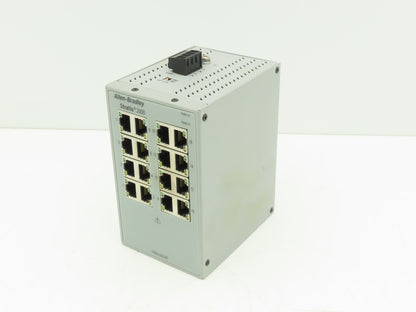 Allen Bradley 1783-US16T Stratix 2000 Unmanaged Ethernet Switch 16-Port Ser B