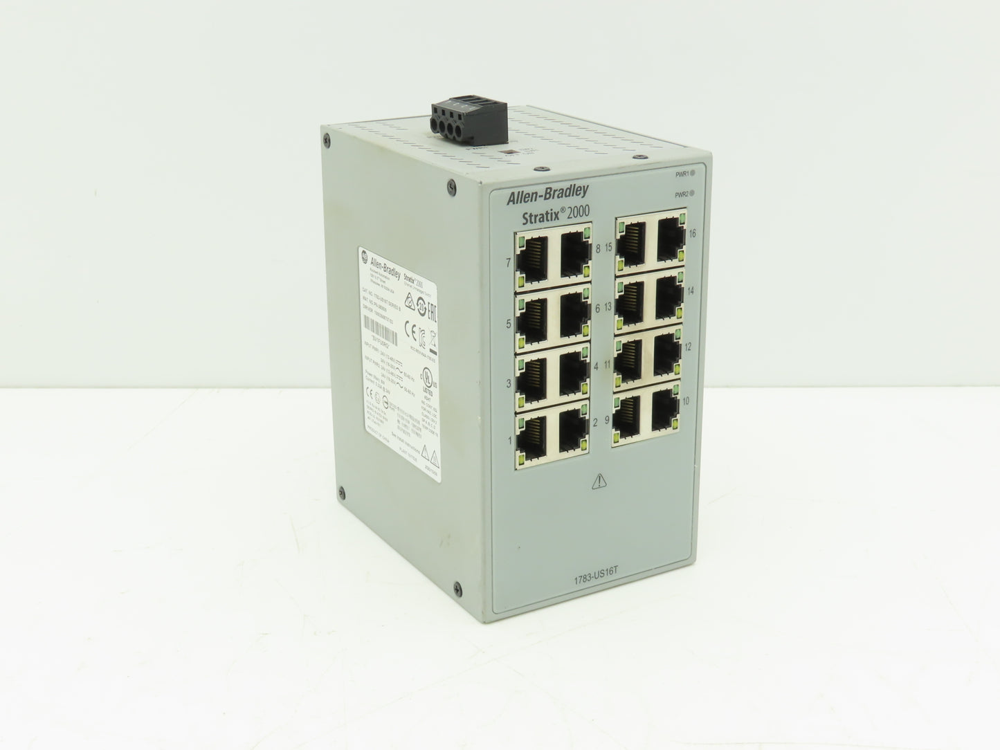 Allen Bradley 1783-US16T Stratix 2000 Unmanaged Ethernet Switch 16-Port Ser B