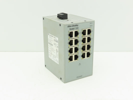 Allen Bradley 1783-US16T Stratix 2000 Unmanaged Ethernet Switch 16-Port Ser B