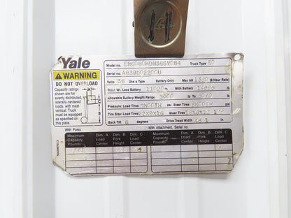 Yale 8620080 Forklift Hydraulic Haldex Pump & Motor 36/48VDC Off ERC080