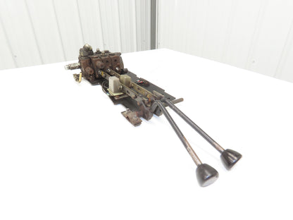 Yale Hydraulic 2-Spool 2 Lever Forklift Mast Control Valve Assembly Off ERC080
