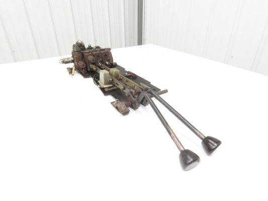 Yale Hydraulic 2-Spool 2 Lever Forklift Mast Control Valve Assembly Off ERC080