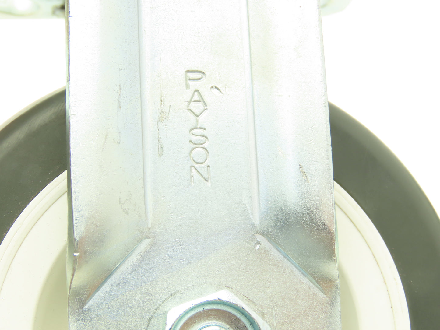 Payson 05200 Caster 5" Poly Wheel Greaseable Bearings 1 Swivel/1 Ridgid Lot of 2
