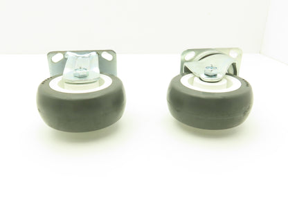 Payson 05200 Caster 5" Poly Wheel Greaseable Bearings 1 Swivel/1 Ridgid Lot of 2