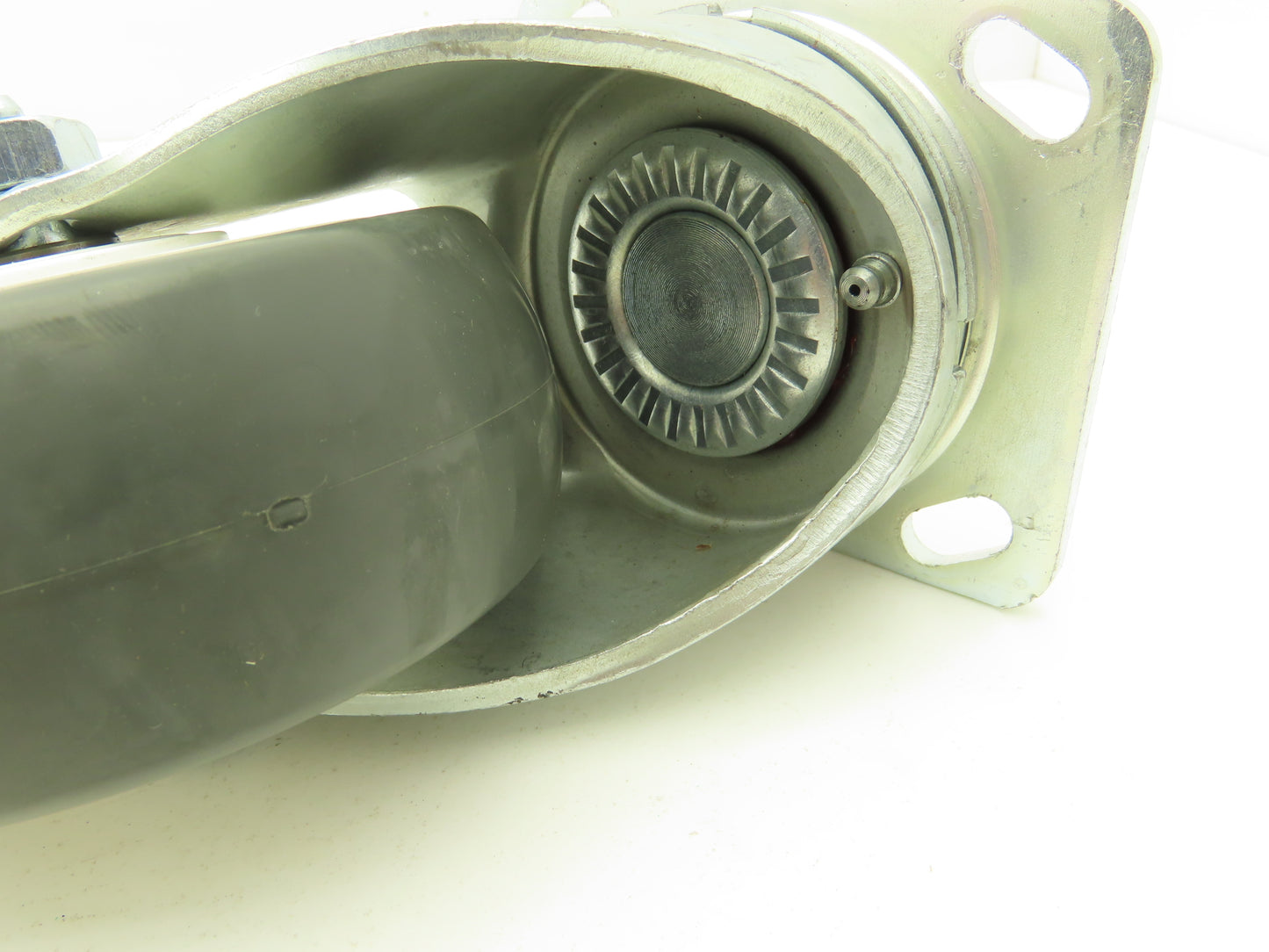 Payson 05200 Caster 5" Poly Wheel Greaseable Bearings 1 Swivel/1 Ridgid Lot of 2
