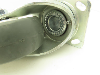 Payson 05200 Caster 5" Poly Wheel Greaseable Bearings 1 Swivel/1 Ridgid Lot of 2