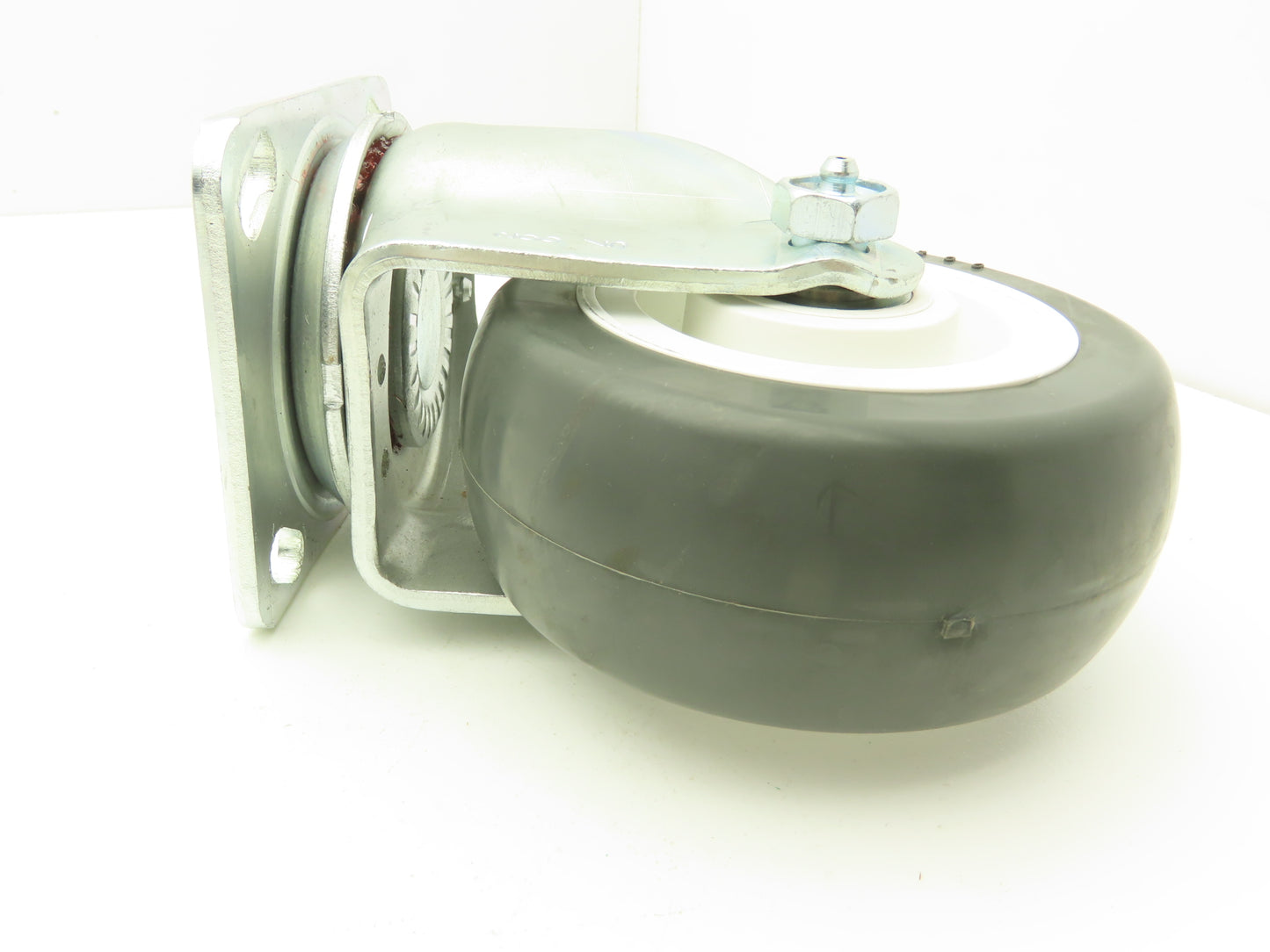 Payson 05200 Caster 5" Poly Wheel Greaseable Bearings 1 Swivel/1 Ridgid Lot of 2