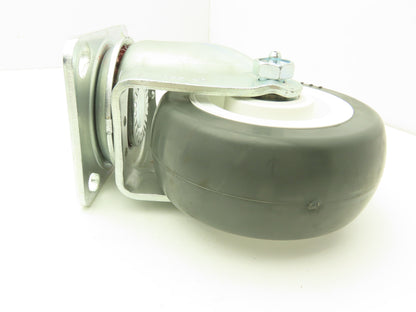 Payson 05200 Caster 5" Poly Wheel Greaseable Bearings 1 Swivel/1 Ridgid Lot of 2