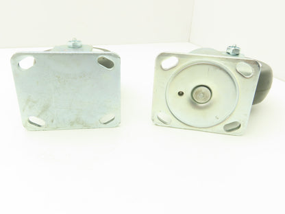 Payson 05200 Caster 5" Poly Wheel Greaseable Bearings 1 Swivel/1 Ridgid Lot of 2