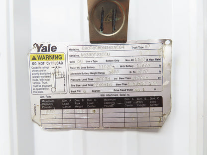 Yale 1504880 Forklift Hydraulic Tilt Cylinder Removed From ERC080