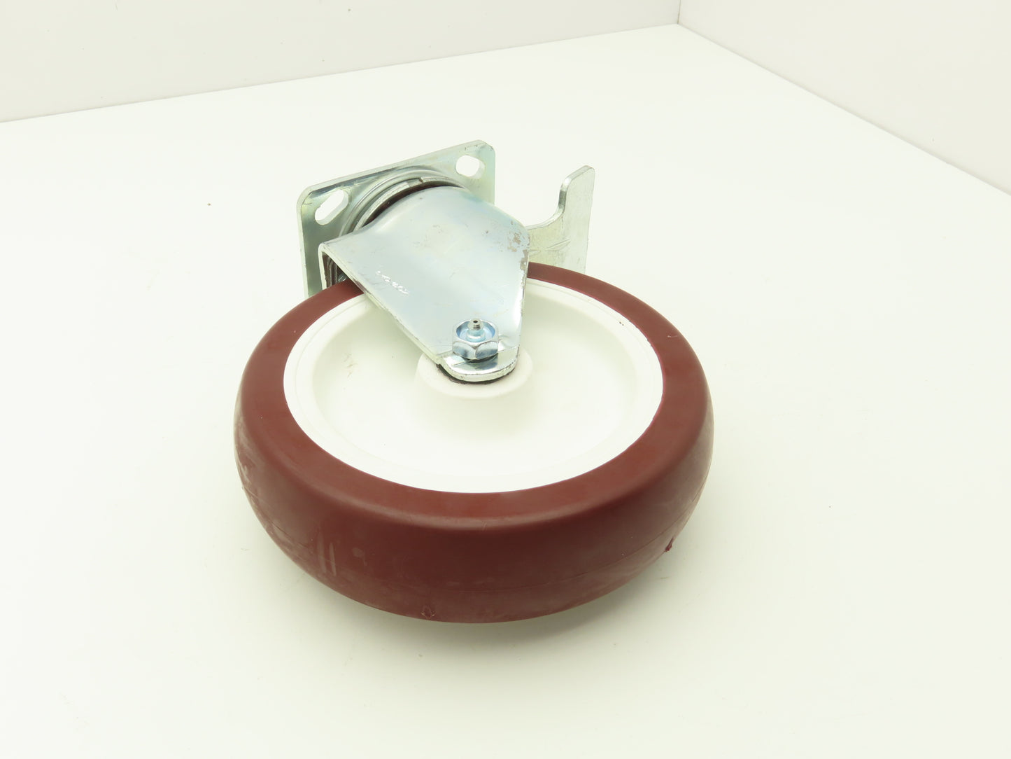 Payson 200/8 Swivel Caster 8" Poly Wheel Locking Greaseable Bearings 9-1/2" OAH