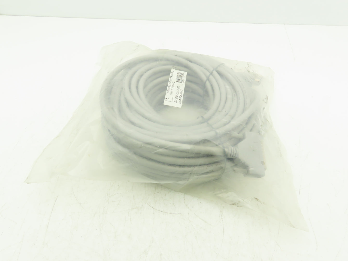 Pan Pacific S-36M25M-100' Parallel Printer Cable IEEE-1284 DB25M/CN36M 100Ft