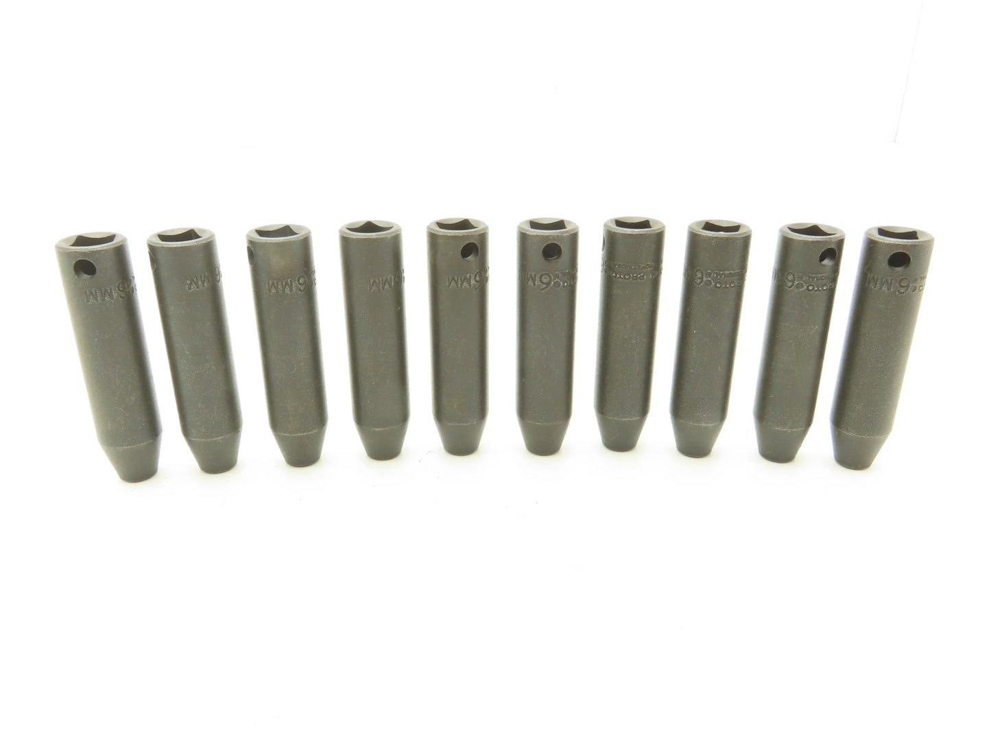 Proto 7006M 3/8" Drive 6MM 6 Point Impact Socket Deep 2-3/4"L  Metric Lot of 10