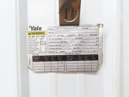General Electric 375015 Yale Forklift Motor 23.5 Hp 48VDC Off ERC080HDN36SV084