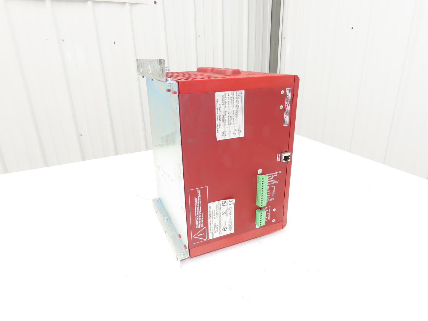 Control Concepts CF-ZC-3-5550-0-0000-0000 SCR Power Controller 100A 24-600V 3PH