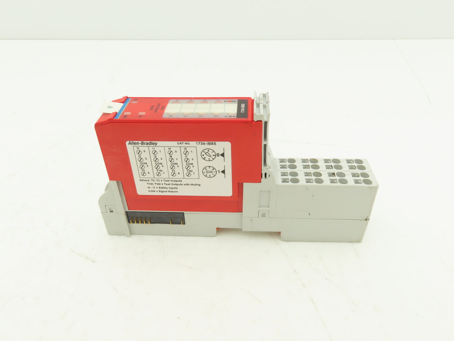 Allen Bradley 1734-IB8S Safety Module Point I/O Guard Input With Modular Base