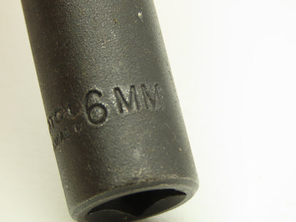 Proto 7006M 3/8" Drive 6MM 6 Point Impact Socket Deep 2-3/4"L  Metric Lot of 8