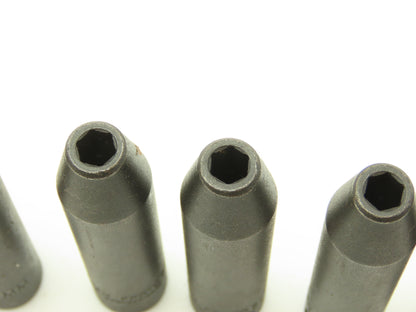 Proto 7006M 3/8" Drive 6MM 6 Point Impact Socket Deep 2-3/4"L  Metric Lot of 8
