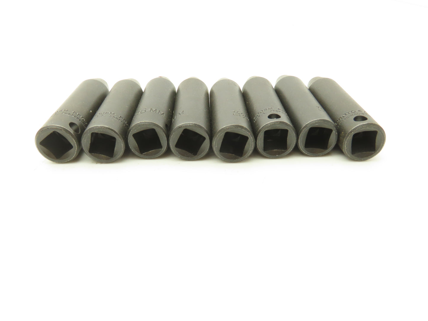 Proto 7006M 3/8" Drive 6MM 6 Point Impact Socket Deep 2-3/4"L  Metric Lot of 8